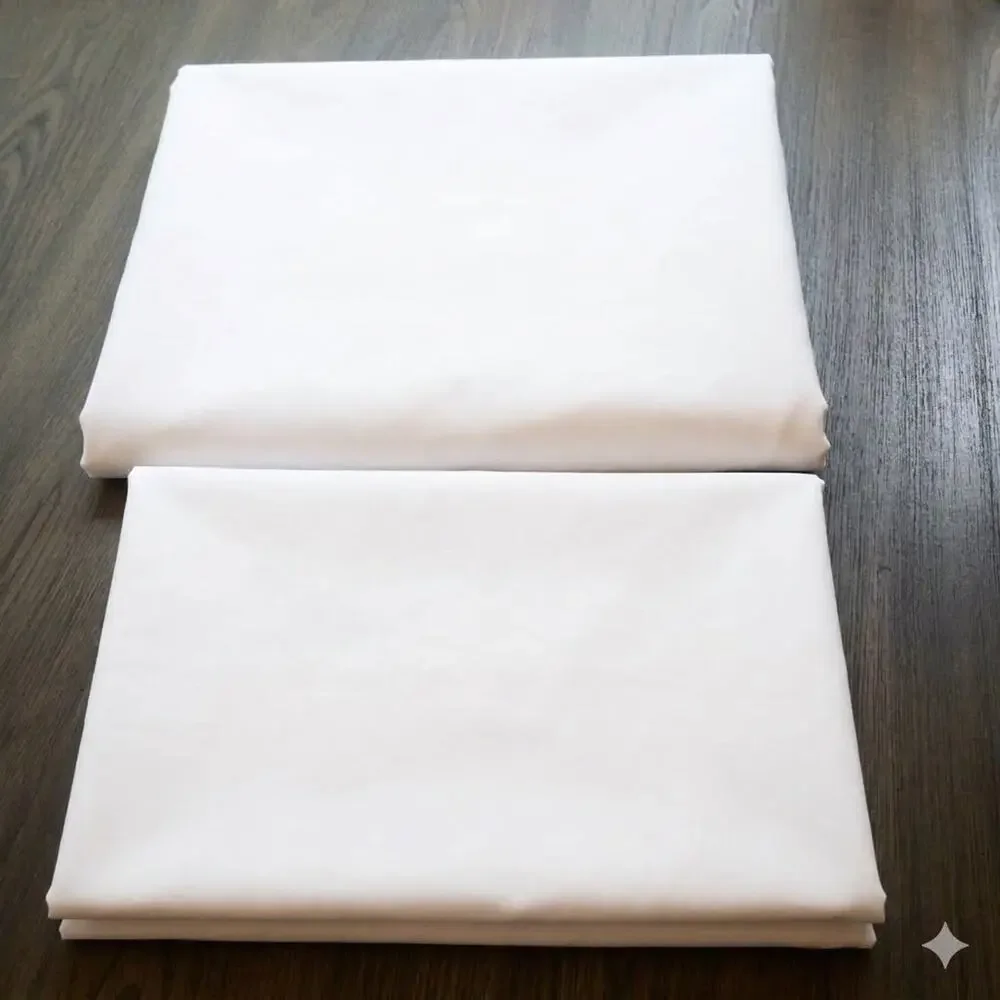 NEW Quince Bamboo Duvet Cover Set + SHAMS  Full Queen White - NO INSERT
